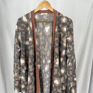 Jade By Jane Animal Print Sweater